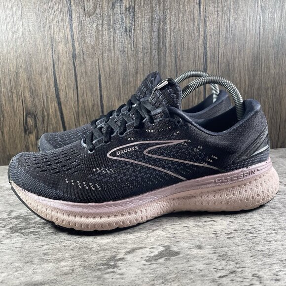 Brooks Glycerin 19 Black Ombre Pink Running Sneakers 1203431B074 Women’s Size 10 - Picture 4 of 10